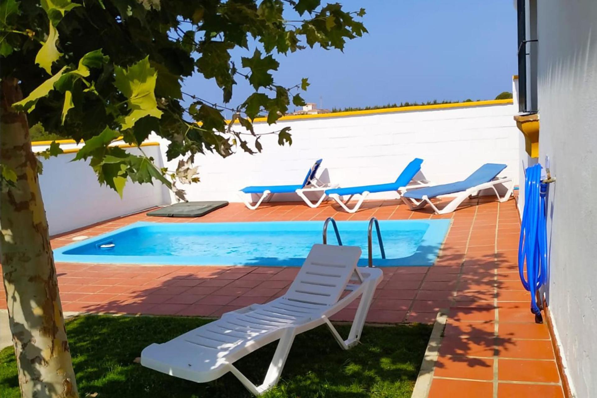 Chalet Chaparrillo Conil Alquileres Atardecer Cadiz Exterior photo